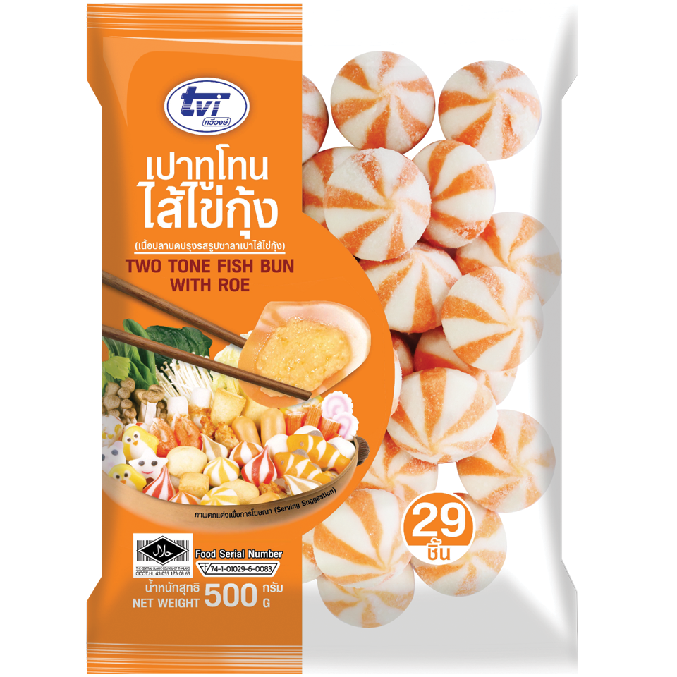 TVI ເປົາທູໂທນໄສ້ໄຊ່ກູ້ງ 500g 