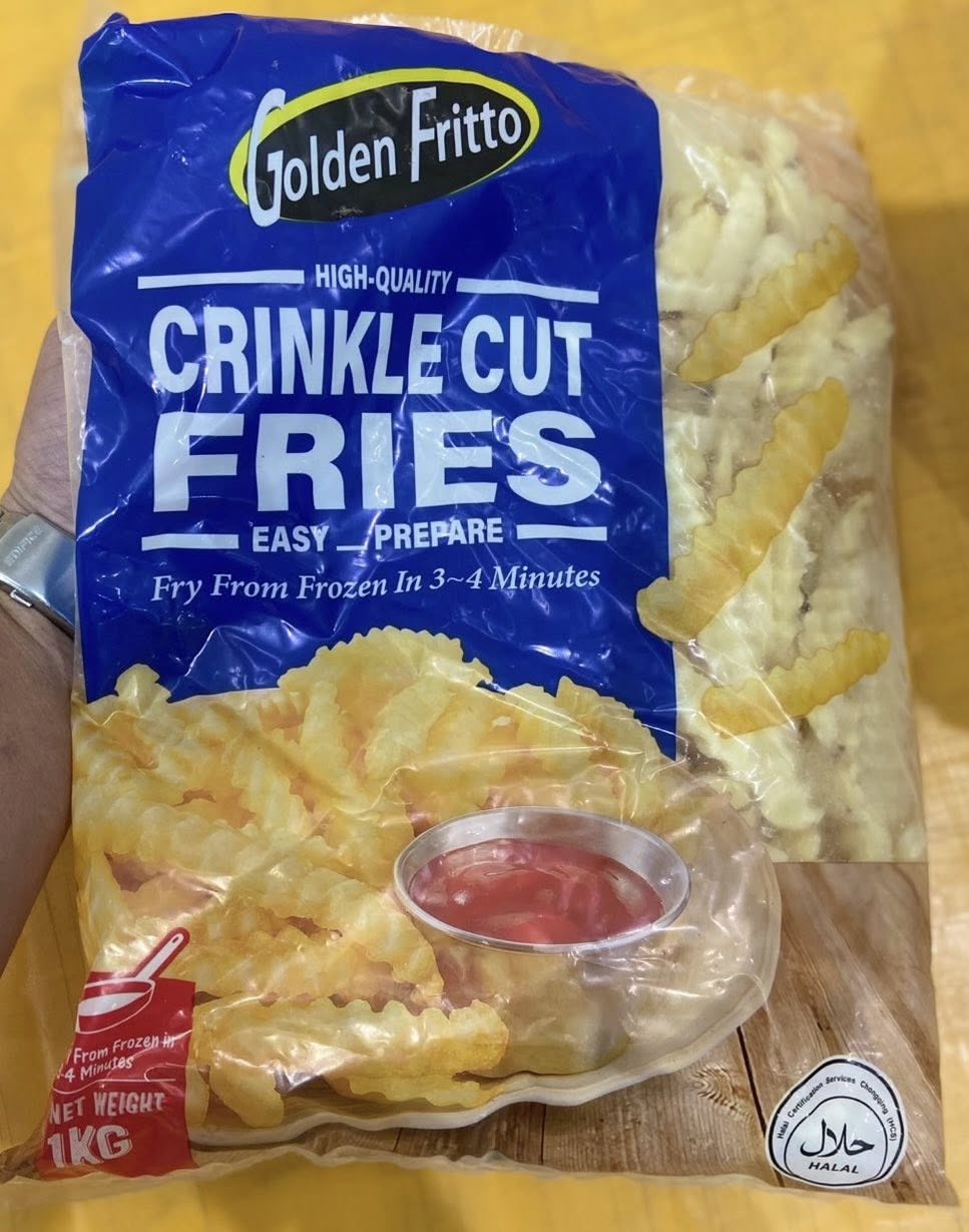 Golden Fritto ມັນຝຣັ່ງເສັ້ນຍັກ10ມິນ 1kg