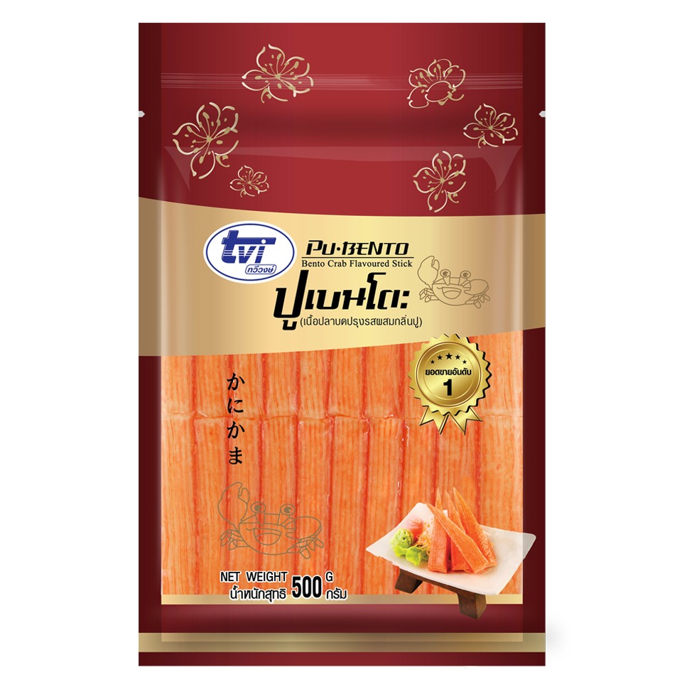 TVI ປູອັດເບັນໂຕະ  500g 